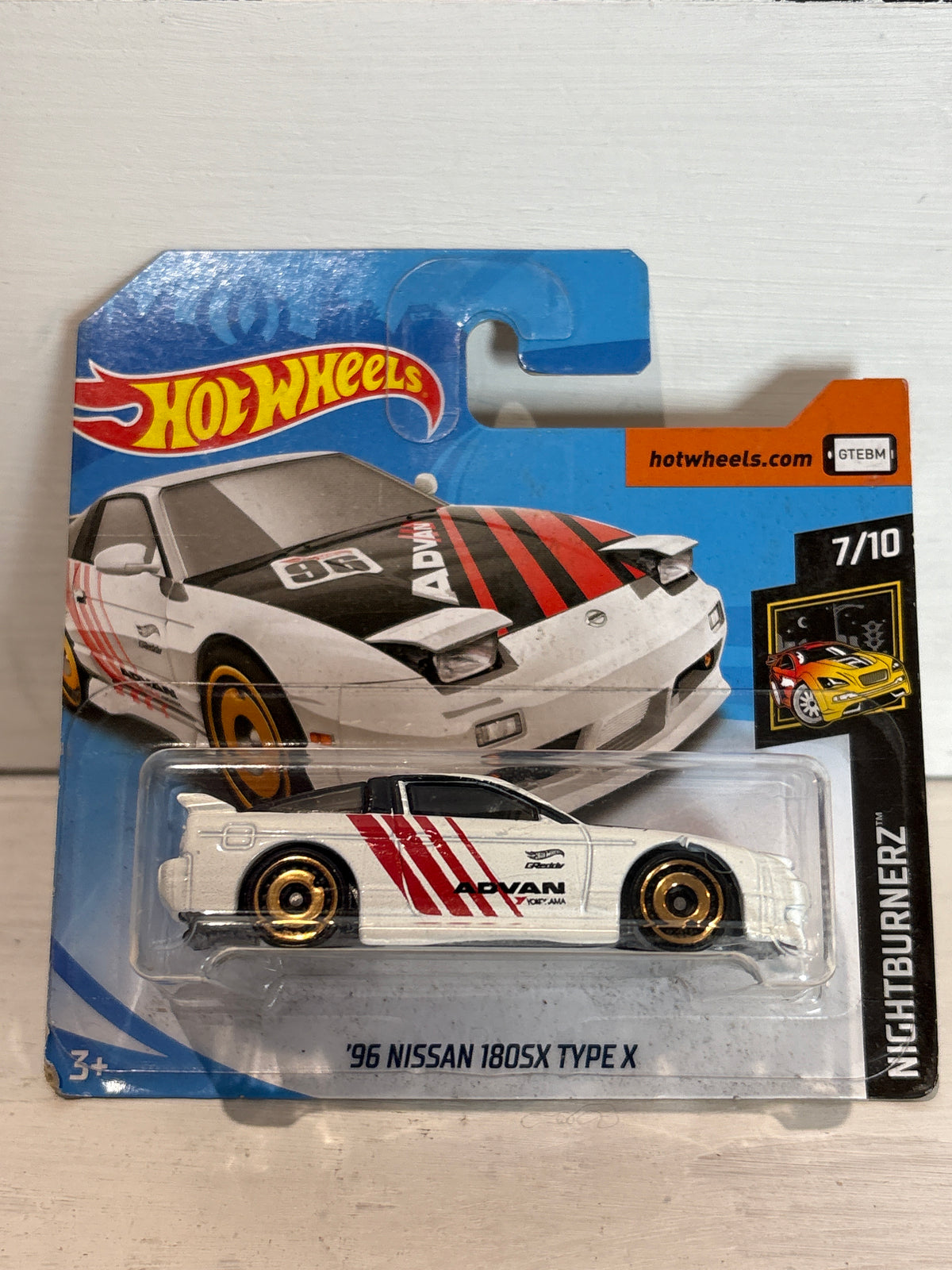Hot Wheels - ‘96 Nissan 180SX Type X - Nightburnerz - White