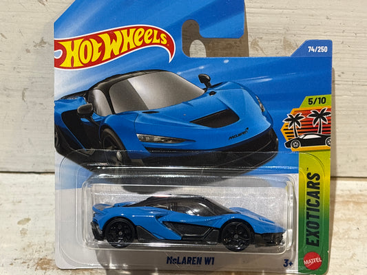 Hot Wheels - McLaren W1 - Blue - Exoticars