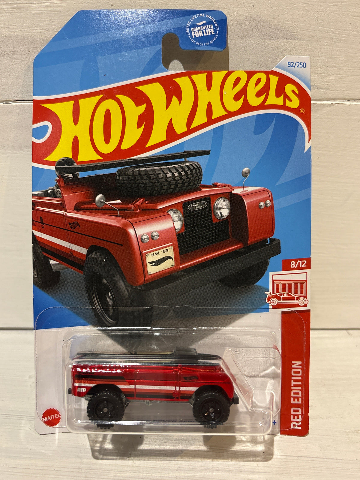 Hot Wheels Red Edition - Land Rover Series II