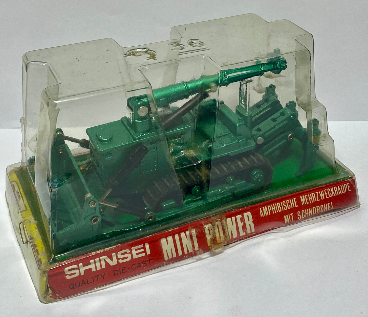 Shinsei Mini Power Komatsu Amphibious Bulldozer & Ripper