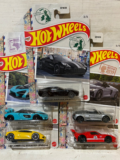 Hot Wheels - World Class Racers - Full Set