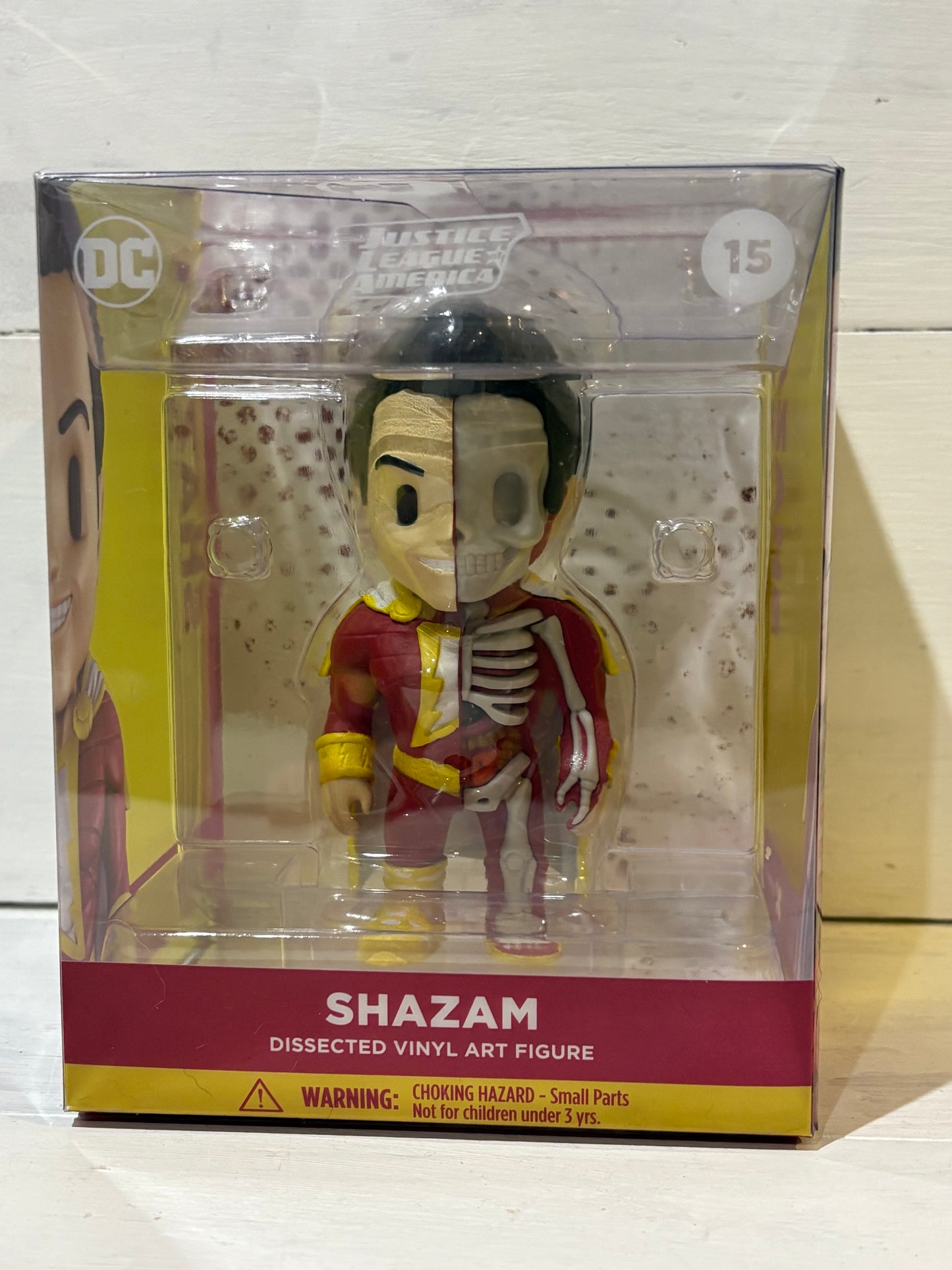 Mighty Jaxx - XXRay DC Comics - Shazam. Designed by Jason Freeny