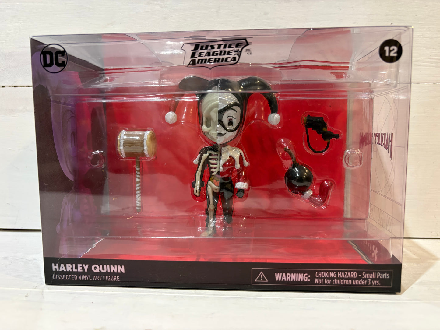 Mighty Jaxx - XXray Deluxe DC Comics Harley Quinn. Designed by Jason Freeny