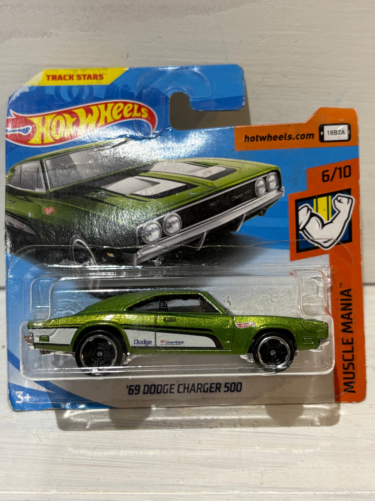 Hot Wheels - ‘69 Dodge Charger 500 - Muscle Mania - Green
