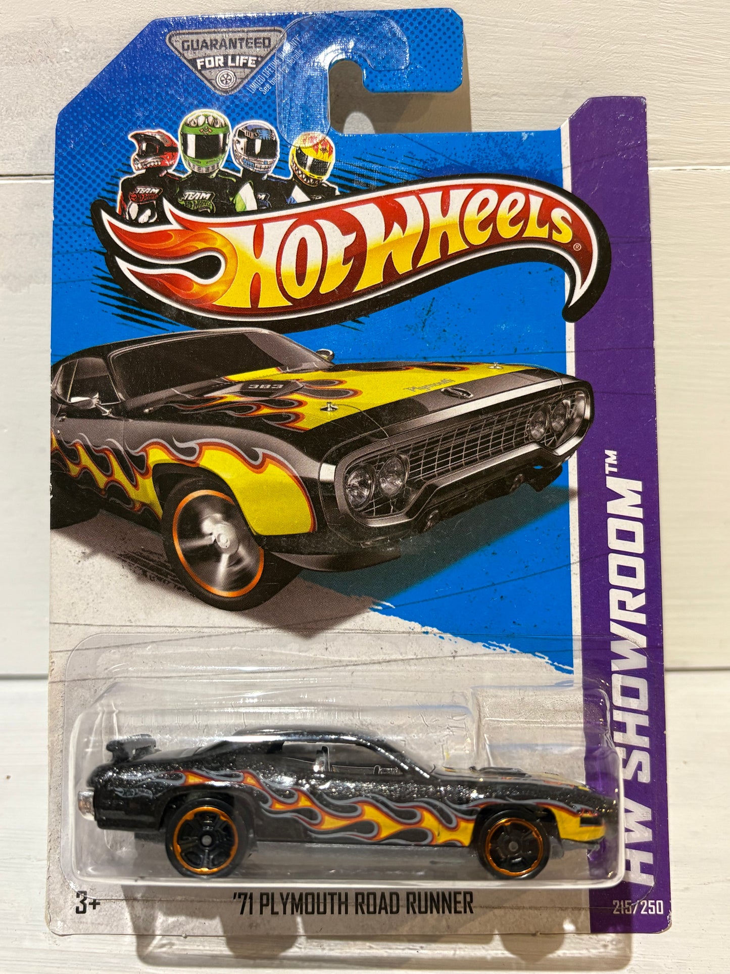 Hot Wheels - ‘71 Plymouth Road Runner - HW Showroom - Black with Flames