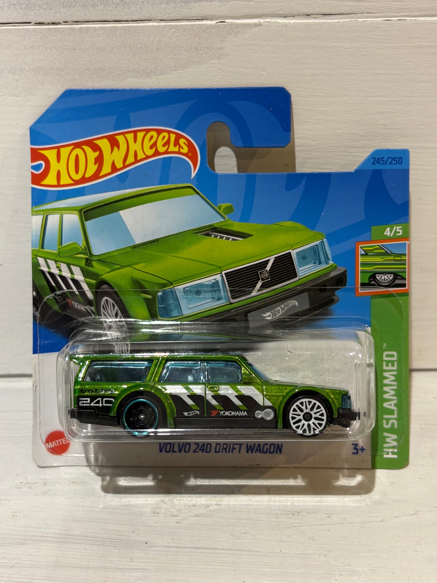Hot Wheels - Volvo 240 Drift Wagon - HW Slammed - Green