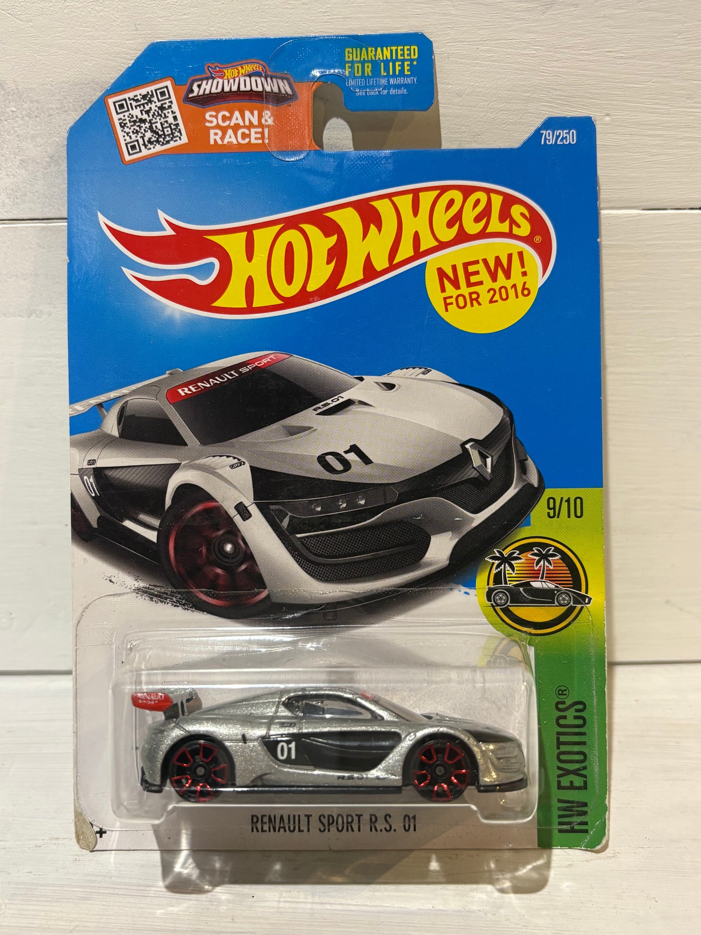Hot Wheels - Renault Sport RS 01 - HW Exotics - Silver