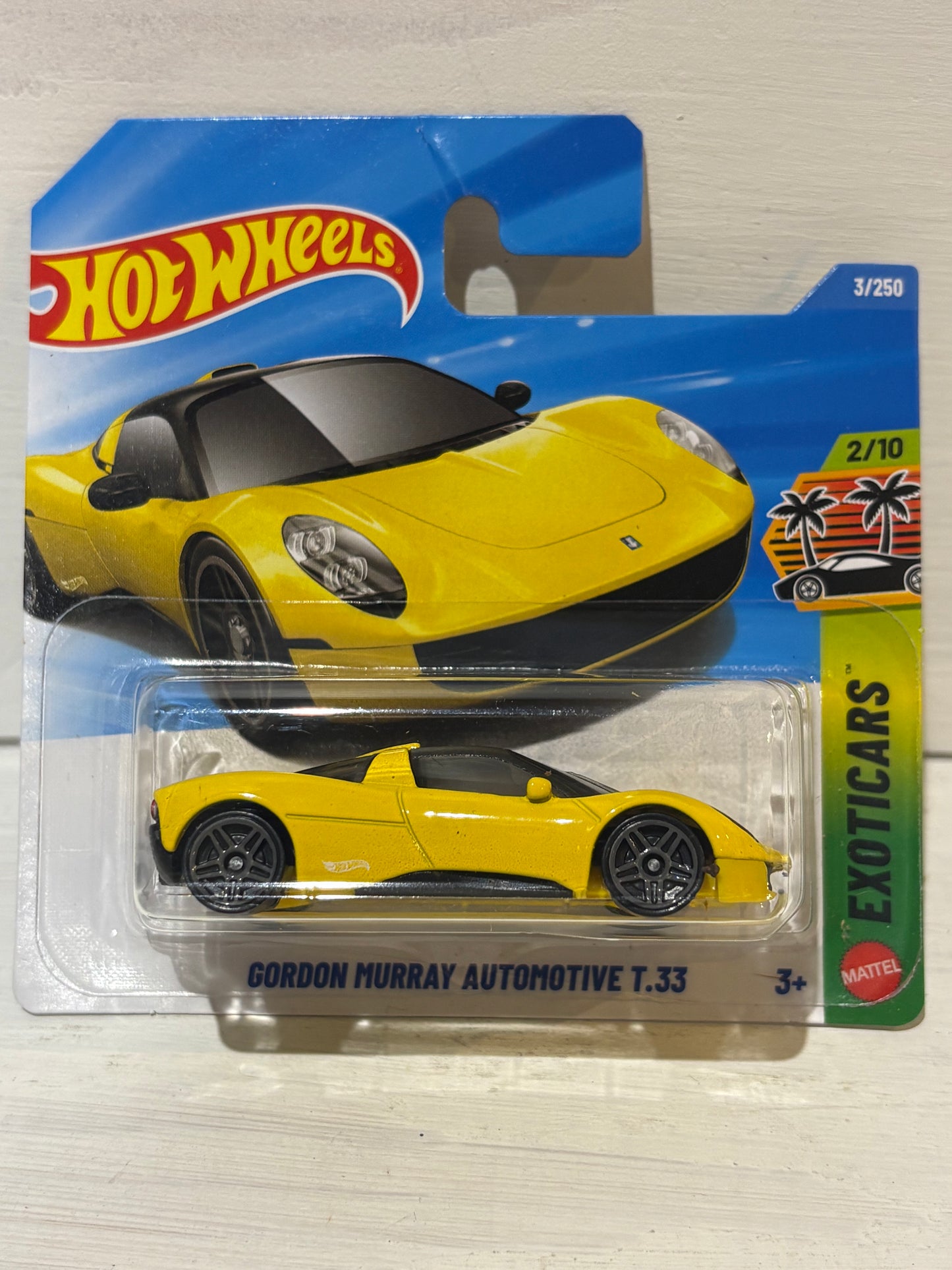 Hot Wheels - Gordon Murray Automotive T.33 - Exoticars - Yellow