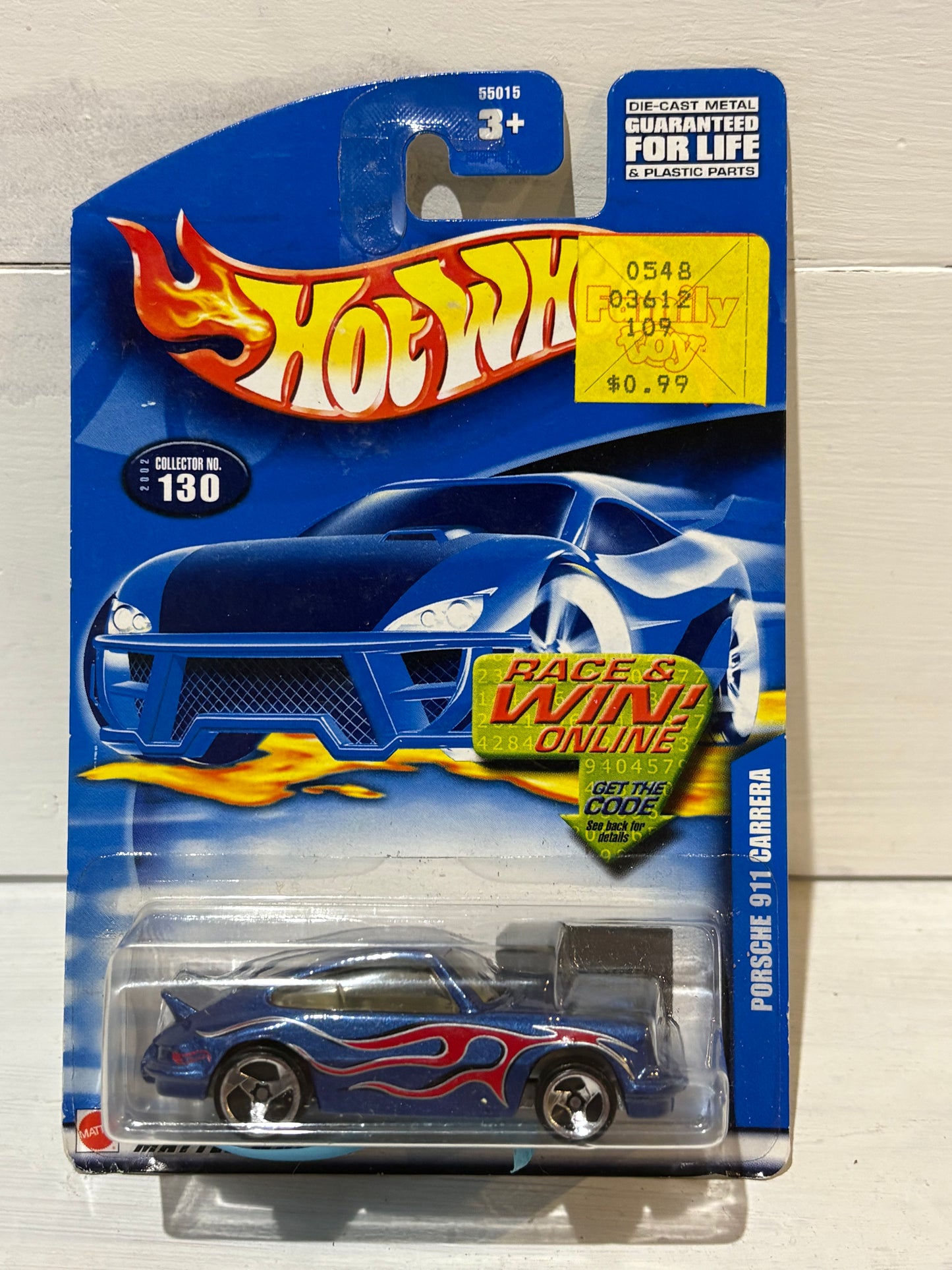 Hot Wheels - Porsche 911 Carrera - Collector No.130 - Ex Corgi Casting