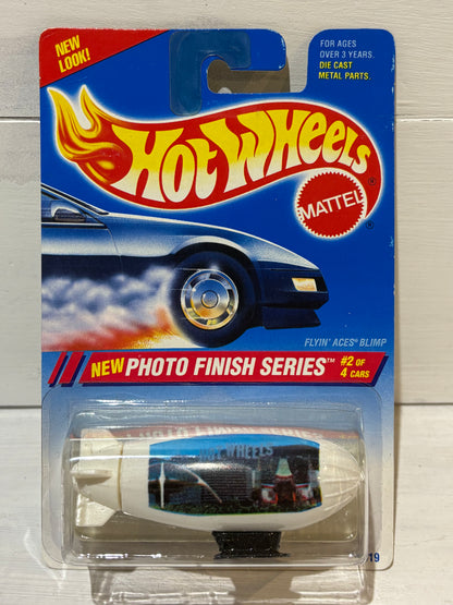 Hot Wheels - Photo Finish Complete Set - Hiway Hauler, Aerostar, Flyin’ Aces Blimp & Tank Truck