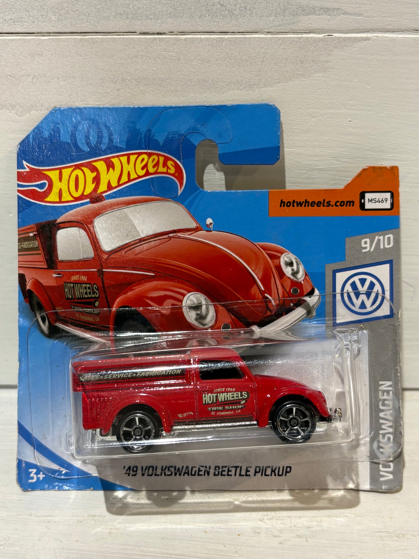 Hot Wheels - ‘49 Volkswagen Beetle Pickup - Volkswagen series - Red