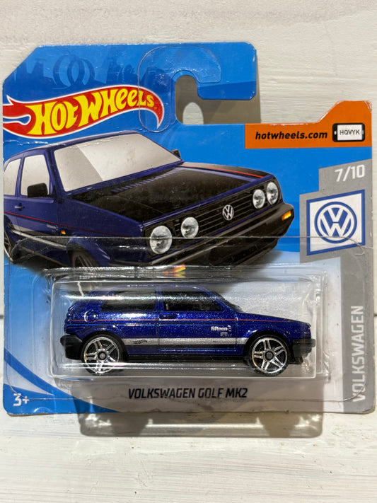 Hot Wheels - Volkswagen Golf Mk2 - Volkswagen series - Blue