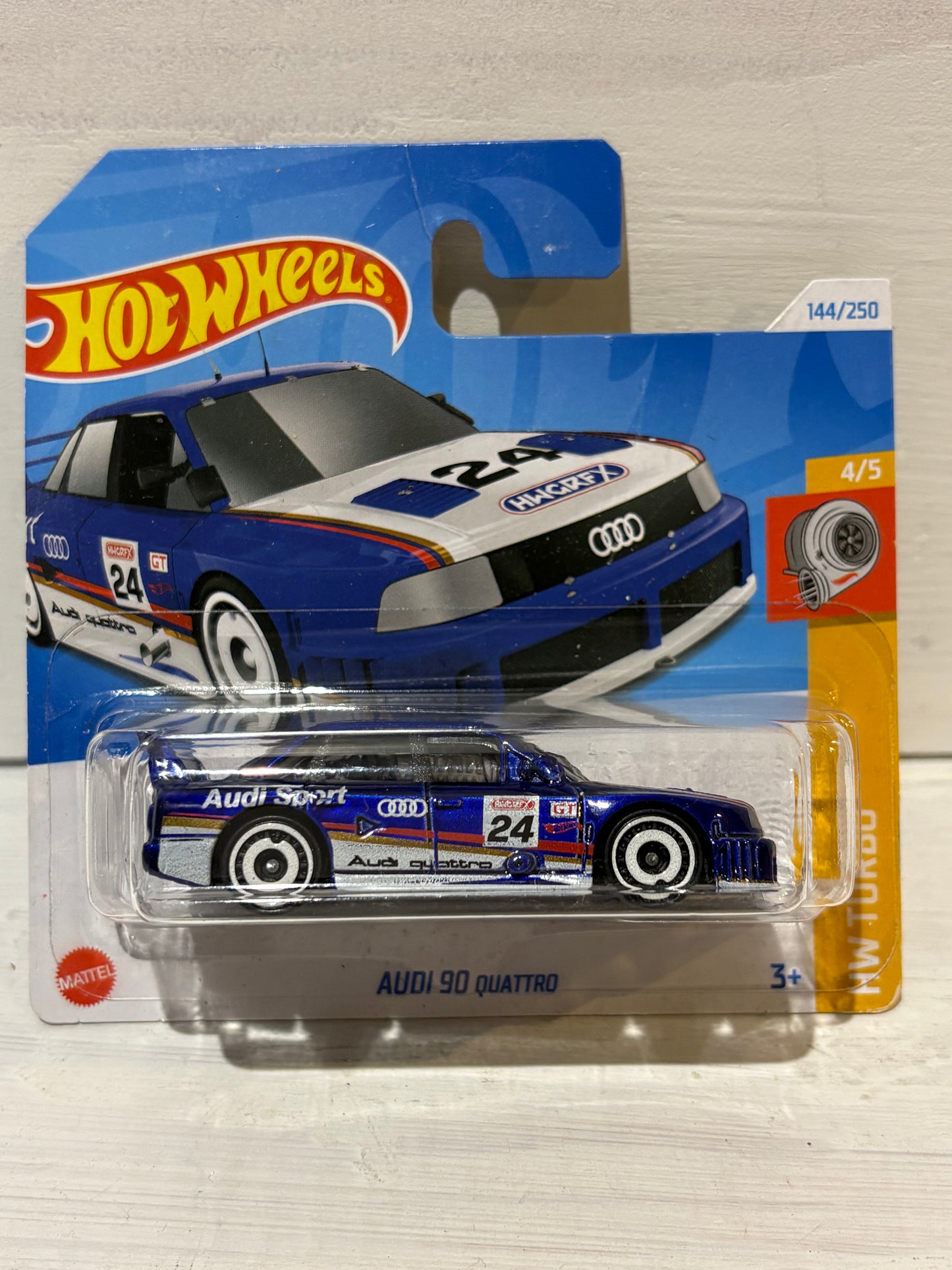 Hot Wheels - Audi 90 Quattro - HW Turbo - Blue