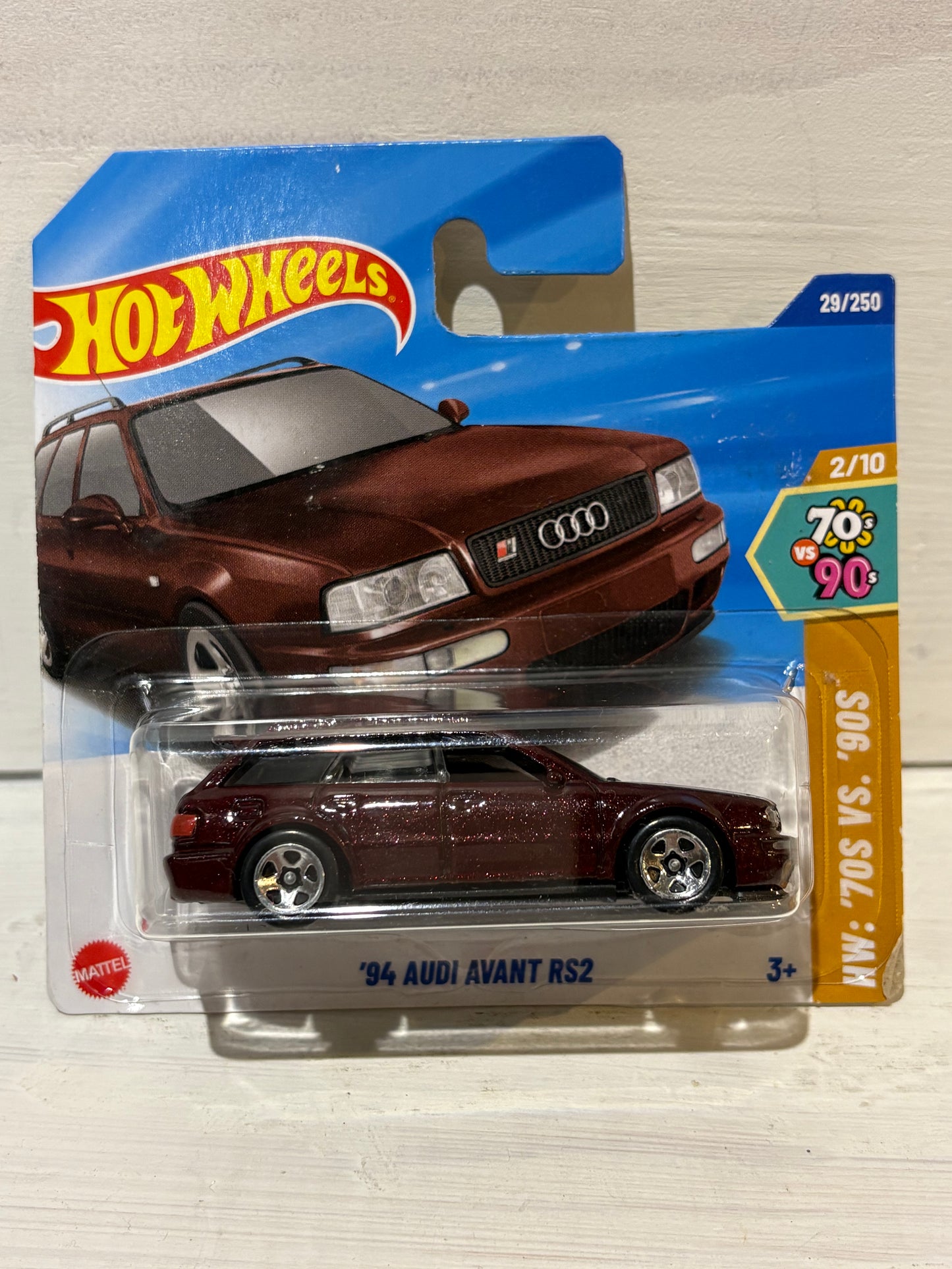 Hot Wheels - ‘94 Audi Avant RS2 - HW: 70s Vs 90s - Maroon