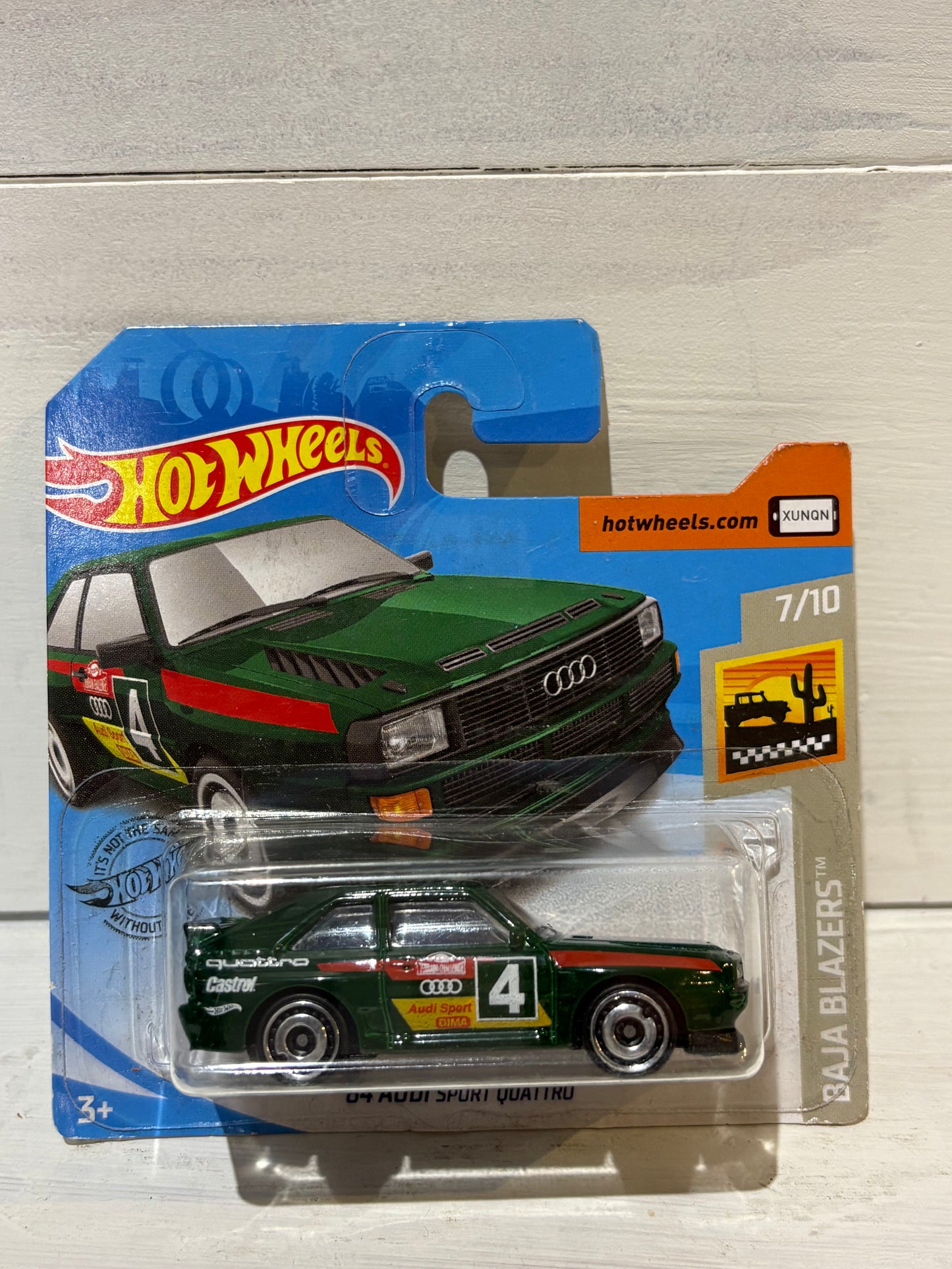 Hot Wheels - ‘84 Audi Sport Quattro - Baja Blazers - Green