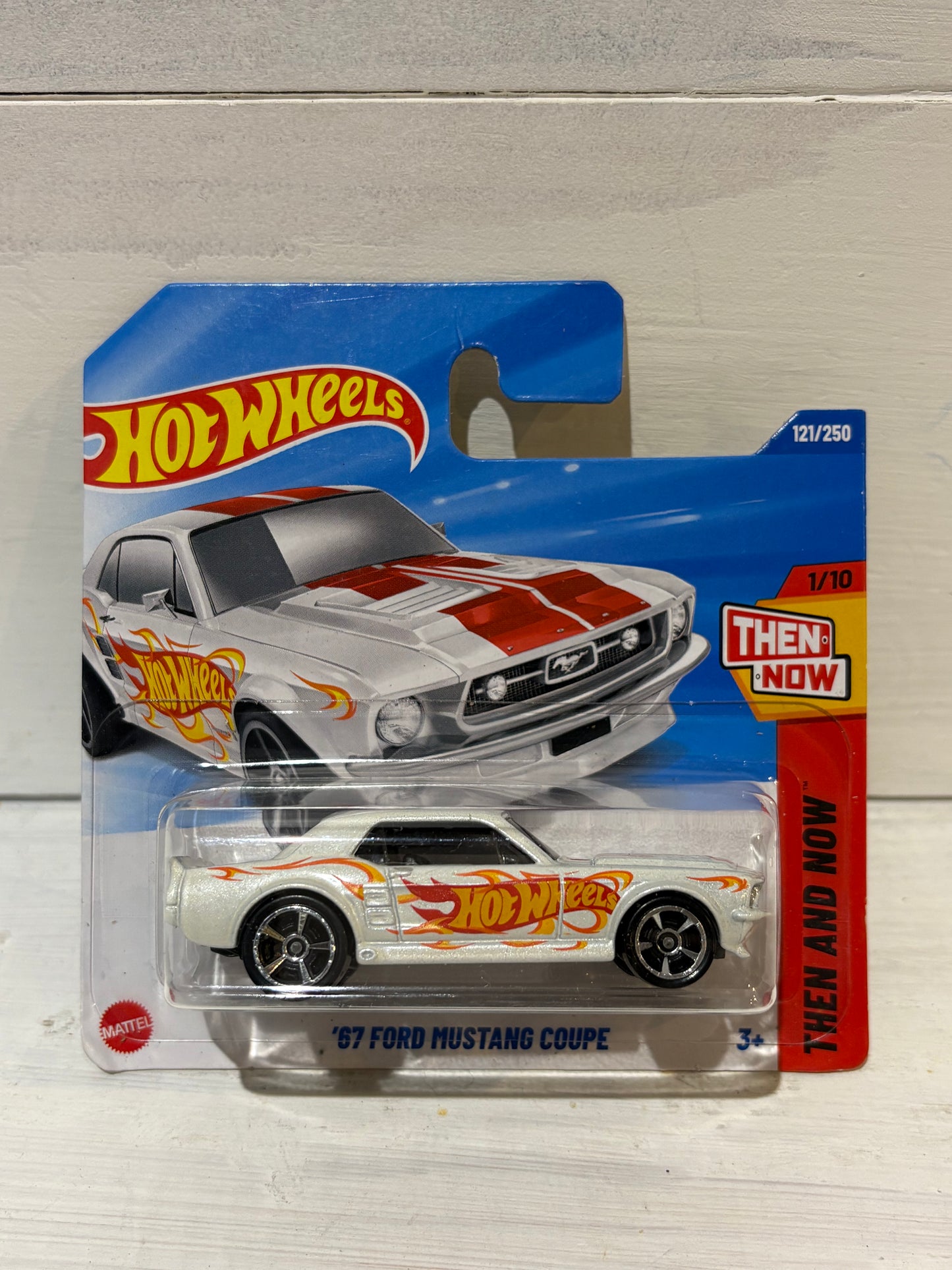 Hot Wheels - ‘67 Ford Mustang Coupe - Then & Now - White