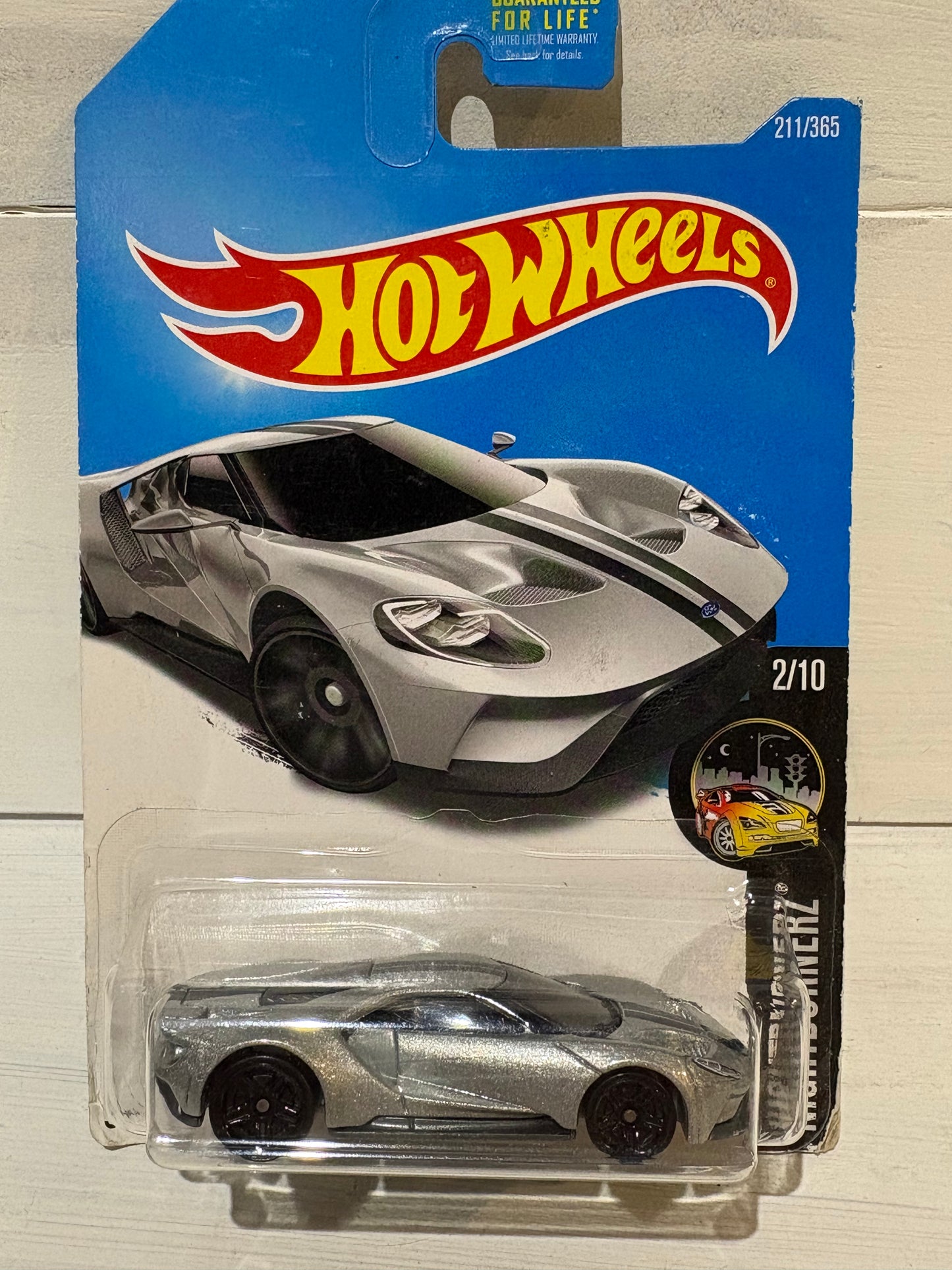 Hot Wheels - ‘17 Ford GT - Nightburnerz - Silver