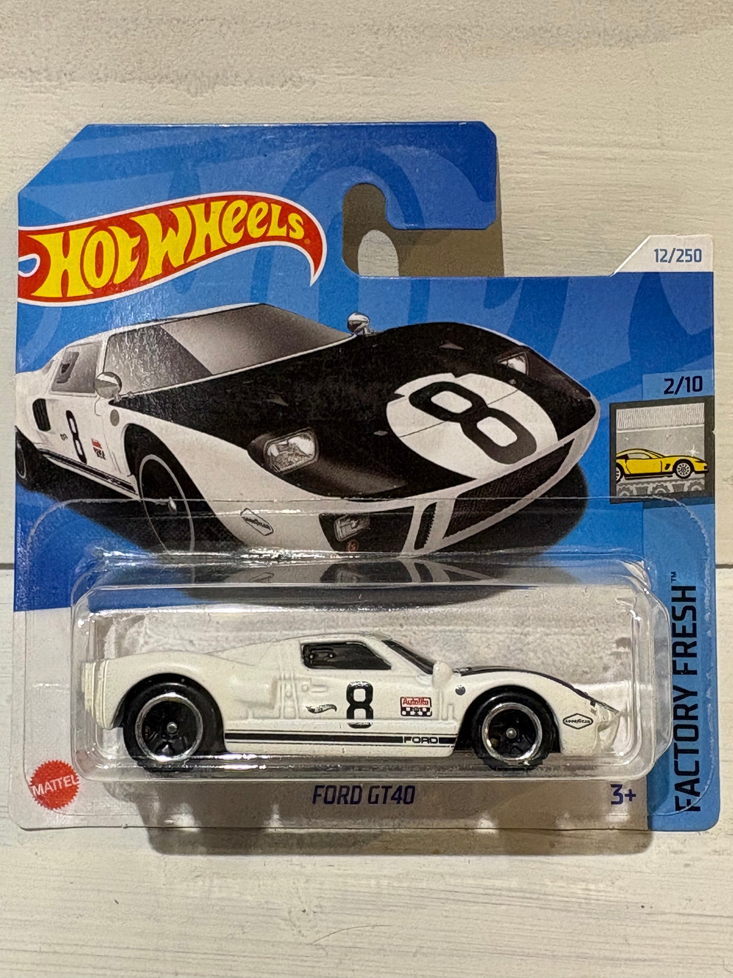Hot Wheels - Ford GT40 - Factory Fresh - White