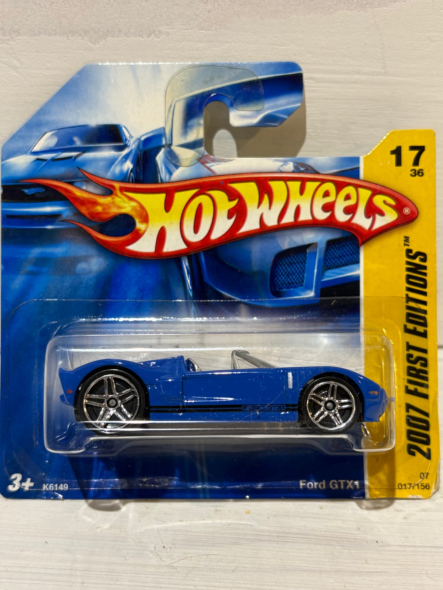 Hot Wheels - Ford GTX1 - 2007 First Editions - Blue