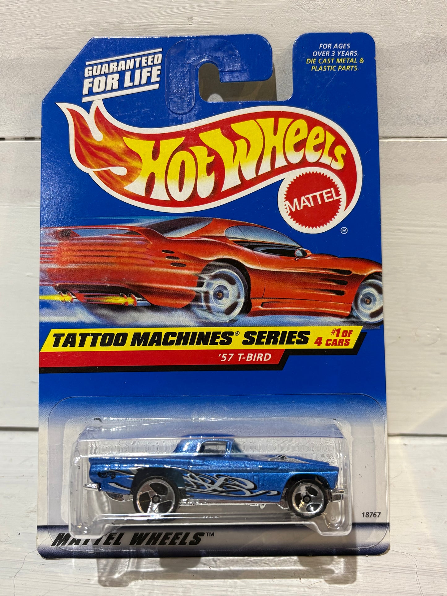 Hot Wheels - ‘57 T-Bird - Tattoo Machines Series - Blue