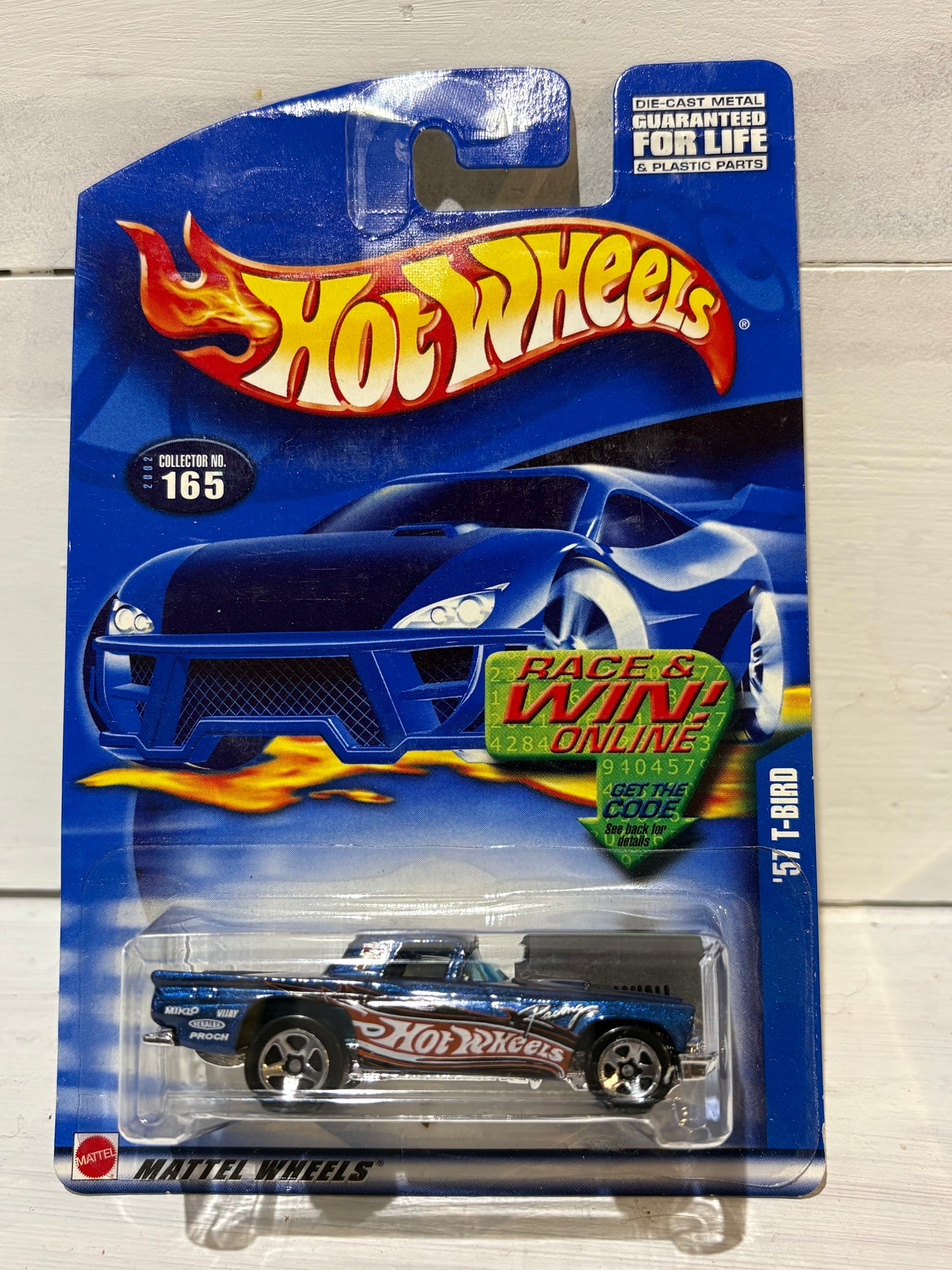 Hot Wheels - ‘57 T-Bird - Collector #165 - Metallic Blue