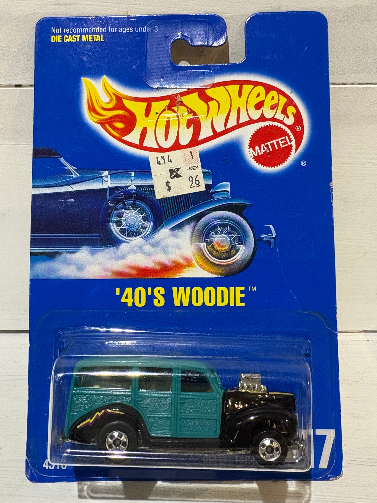 Hot Wheels - ‘40’s Woodie - Turquoise over Black - Collector #217