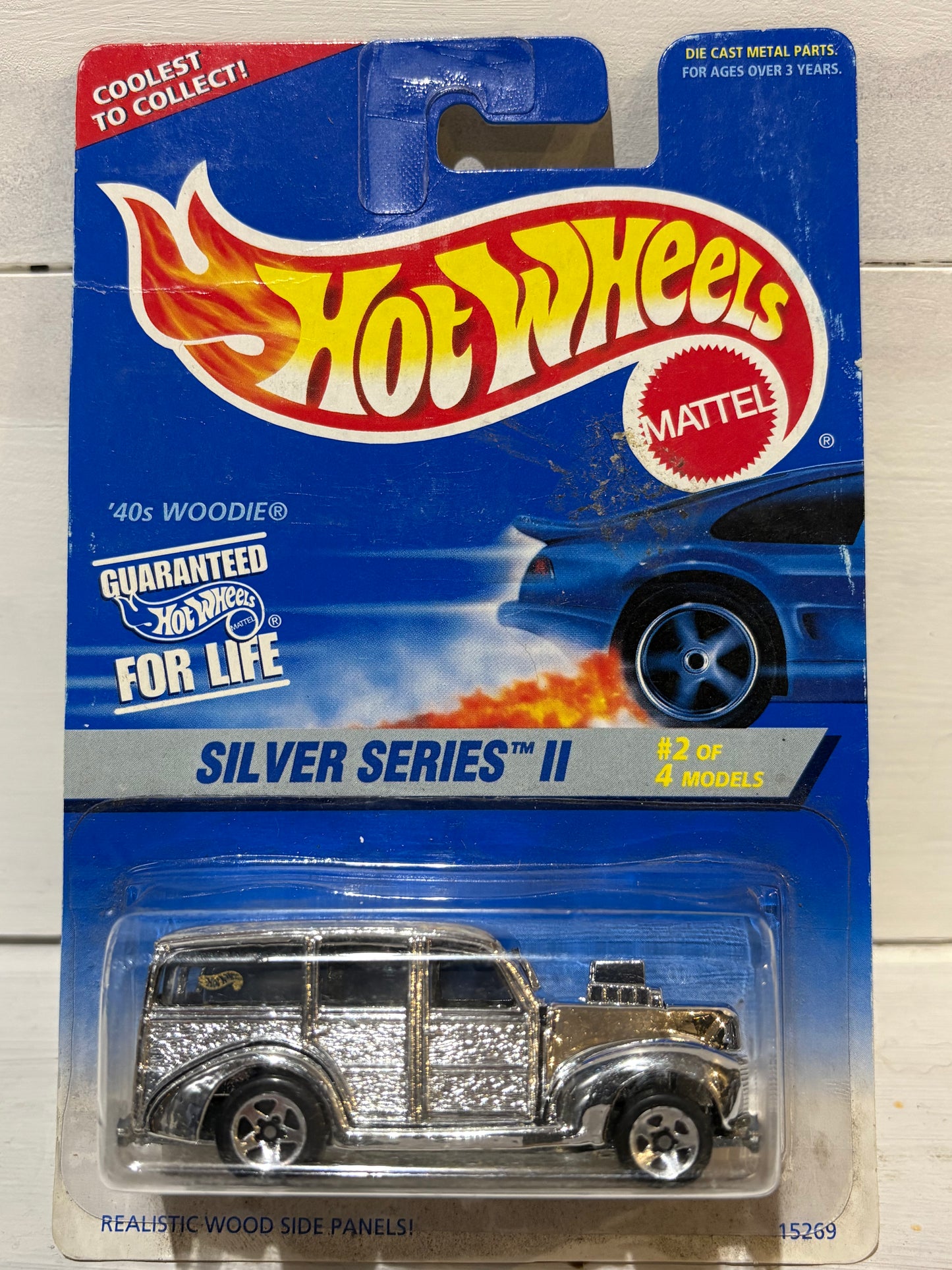 Hot Wheels - ‘40s Woodie - Silver Series II - Chrome