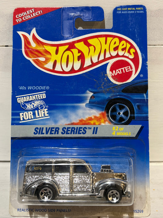 Hot Wheels - ‘40s Woodie - Silver Series II - Chrome