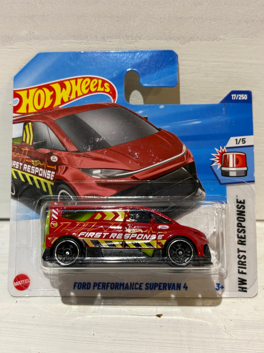 Hot Wheels - Ford Performance Supervan 4 - HW First Response - Red