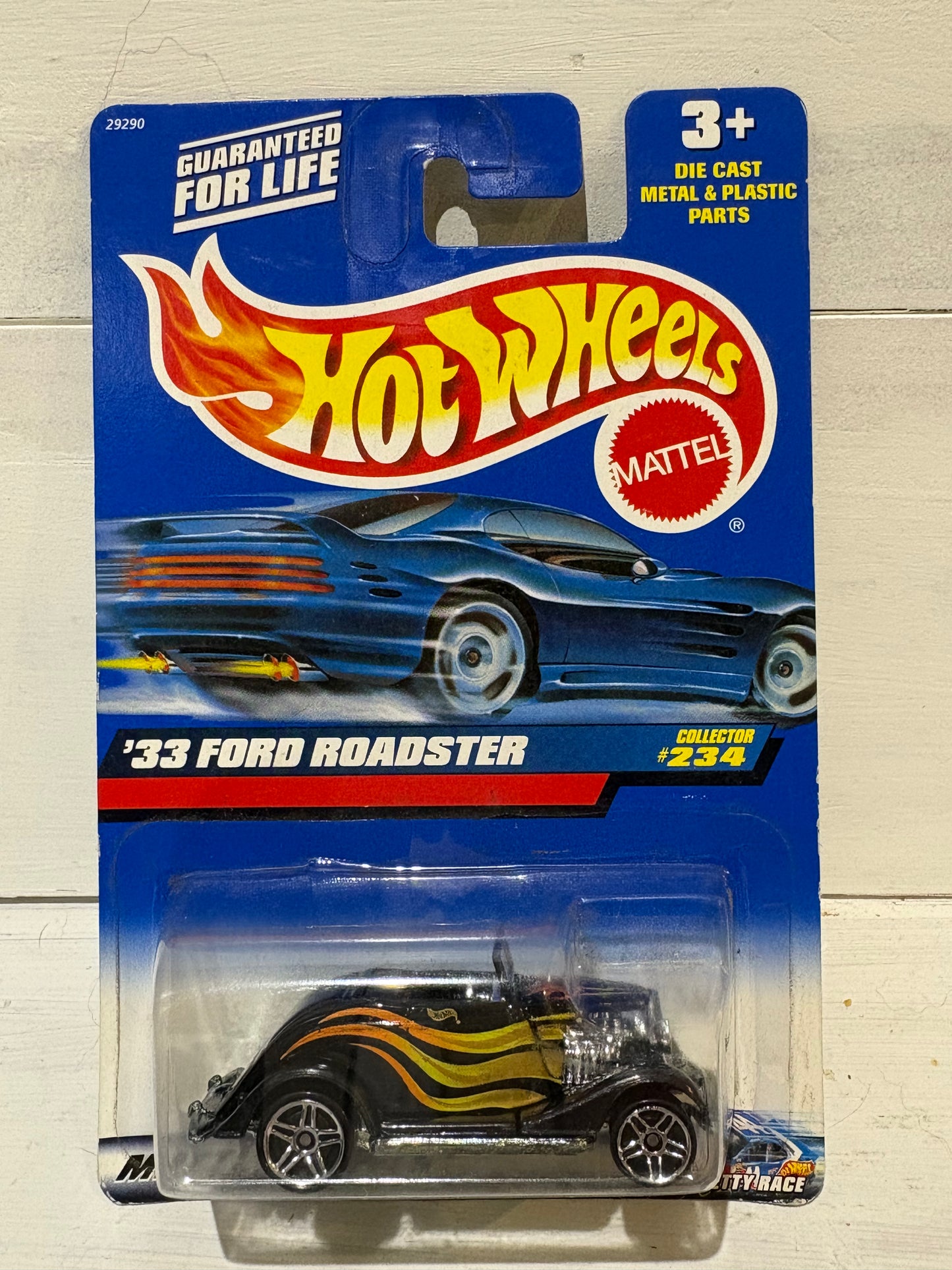 Hot Wheels - ‘33 Ford Roadster - Collector #234 - Black with Flames