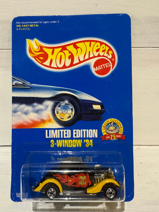 Hot Wheels - 3-Window ‘34 - Malt-o-Meal Limited Edition