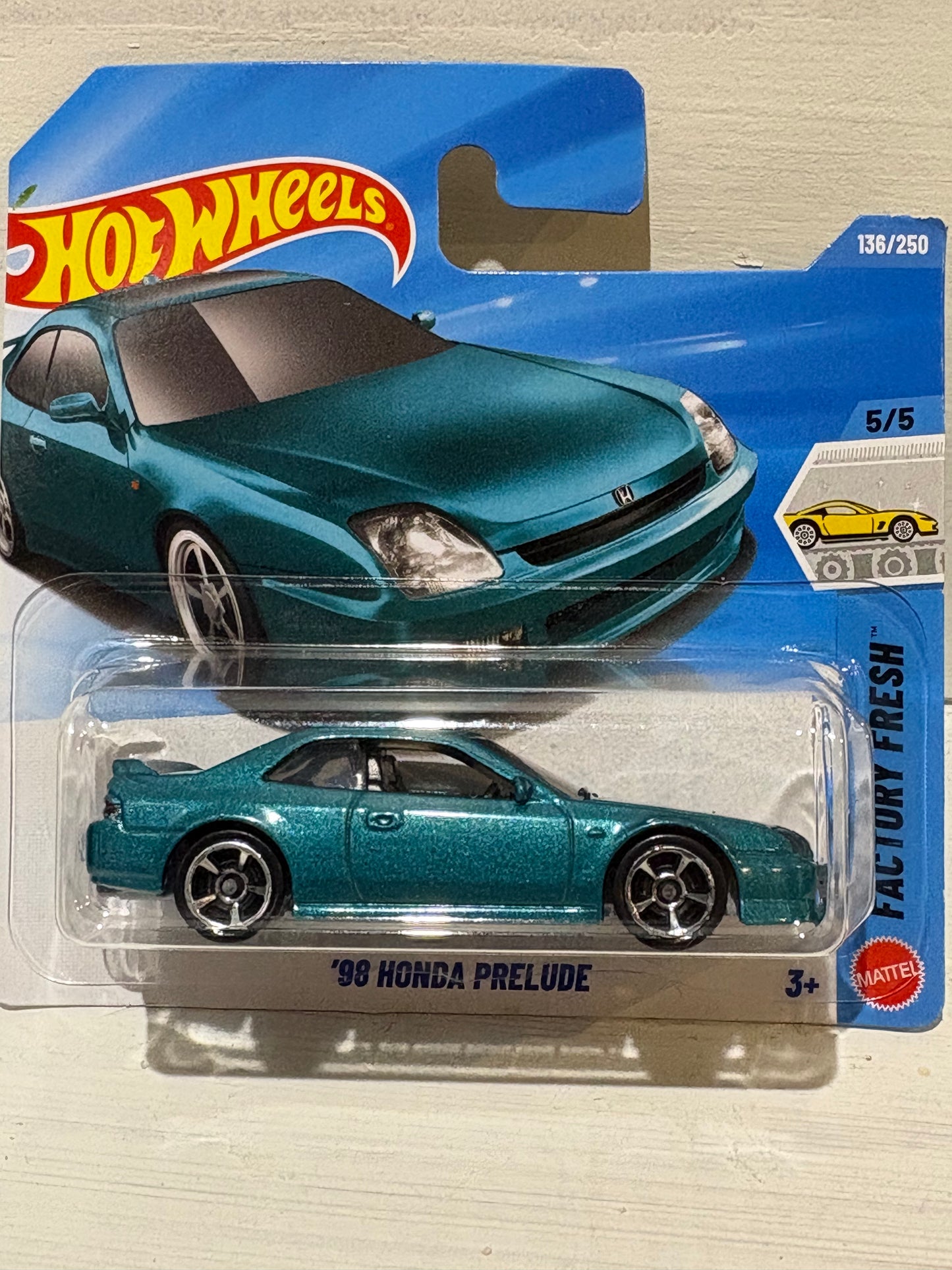Hot Wheels - ‘98 Honda Prelude - Factory Fresh - Turquoise