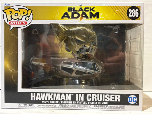 Funko Pop Rides - Black Adam - Hawkman in Cruiser #286