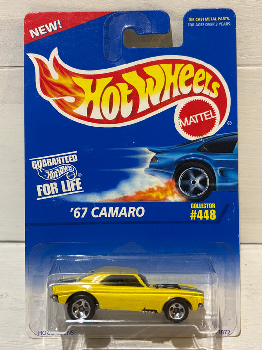 Hot Wheels - ‘67 Camaro - Collector # 448 - Yellow