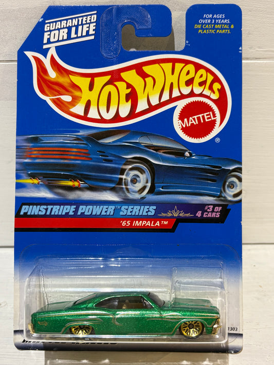 Hot Wheels - ‘65 Impala - Pinstripe Power Series - Green