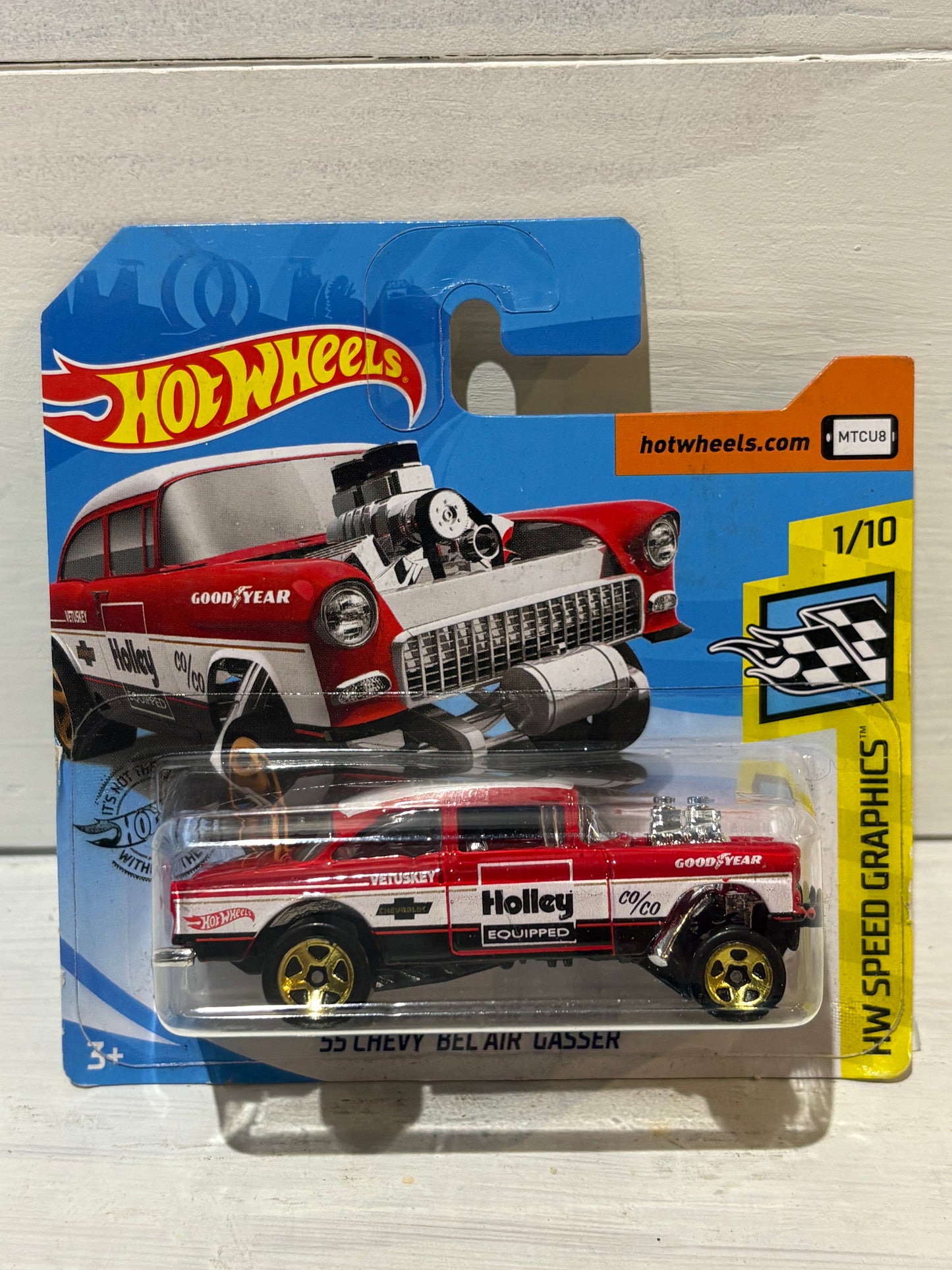 Hot Wheels - ‘55 Chevy Bel Air Gasser - HW Speed Graphics - Red