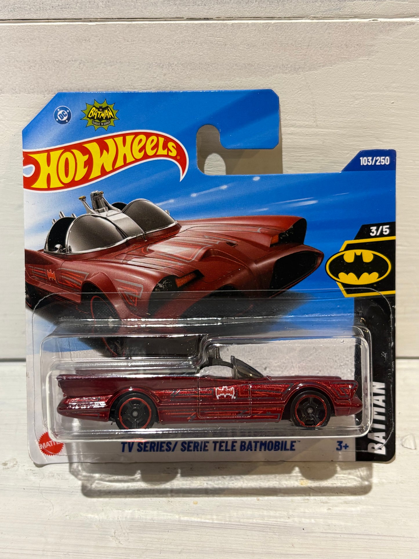 Hot Wheels - TV Batmobile - Batman - Metallic Red