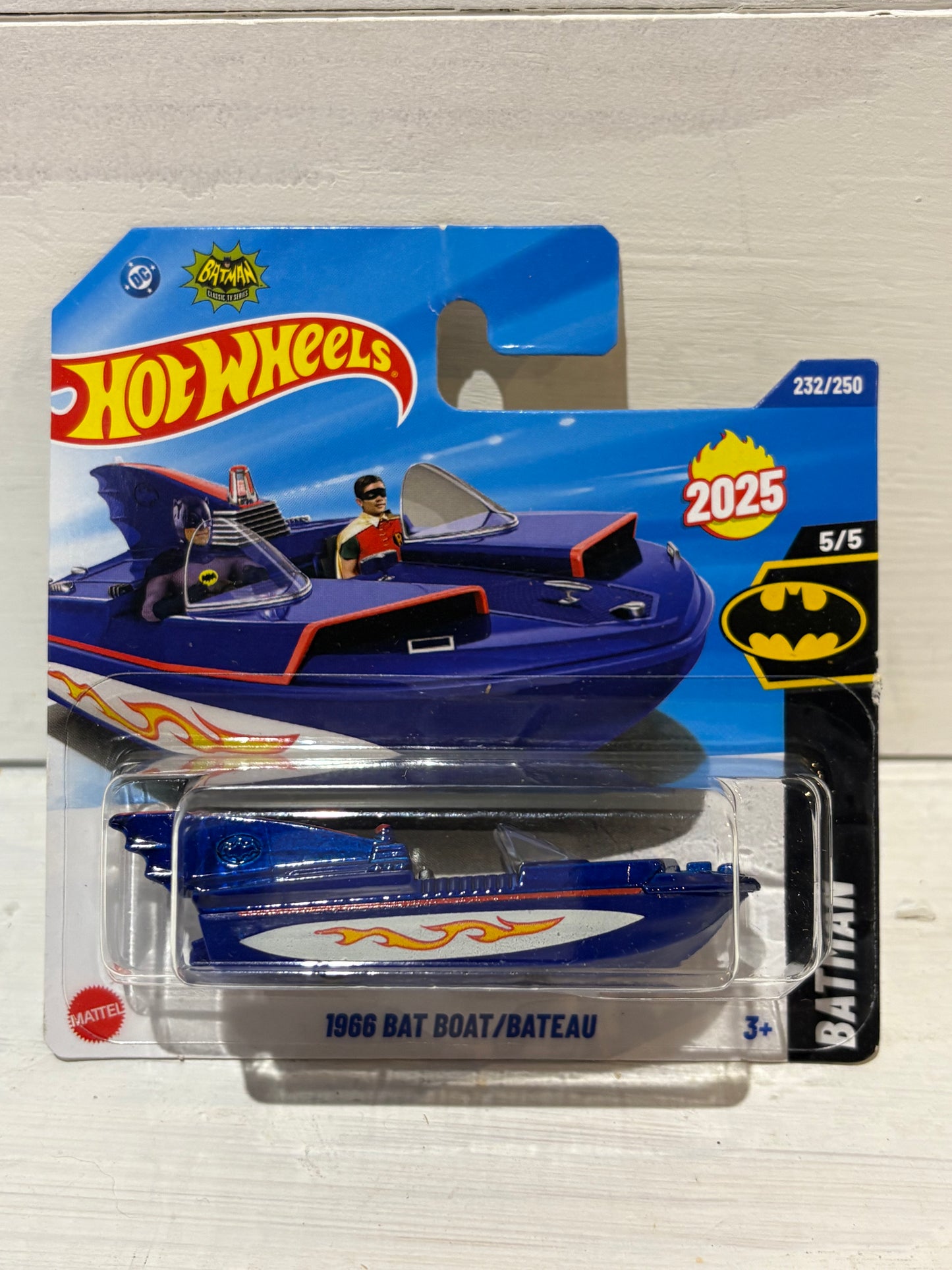 Hot Wheels - 1966 Bat Boat - Batman - Blue