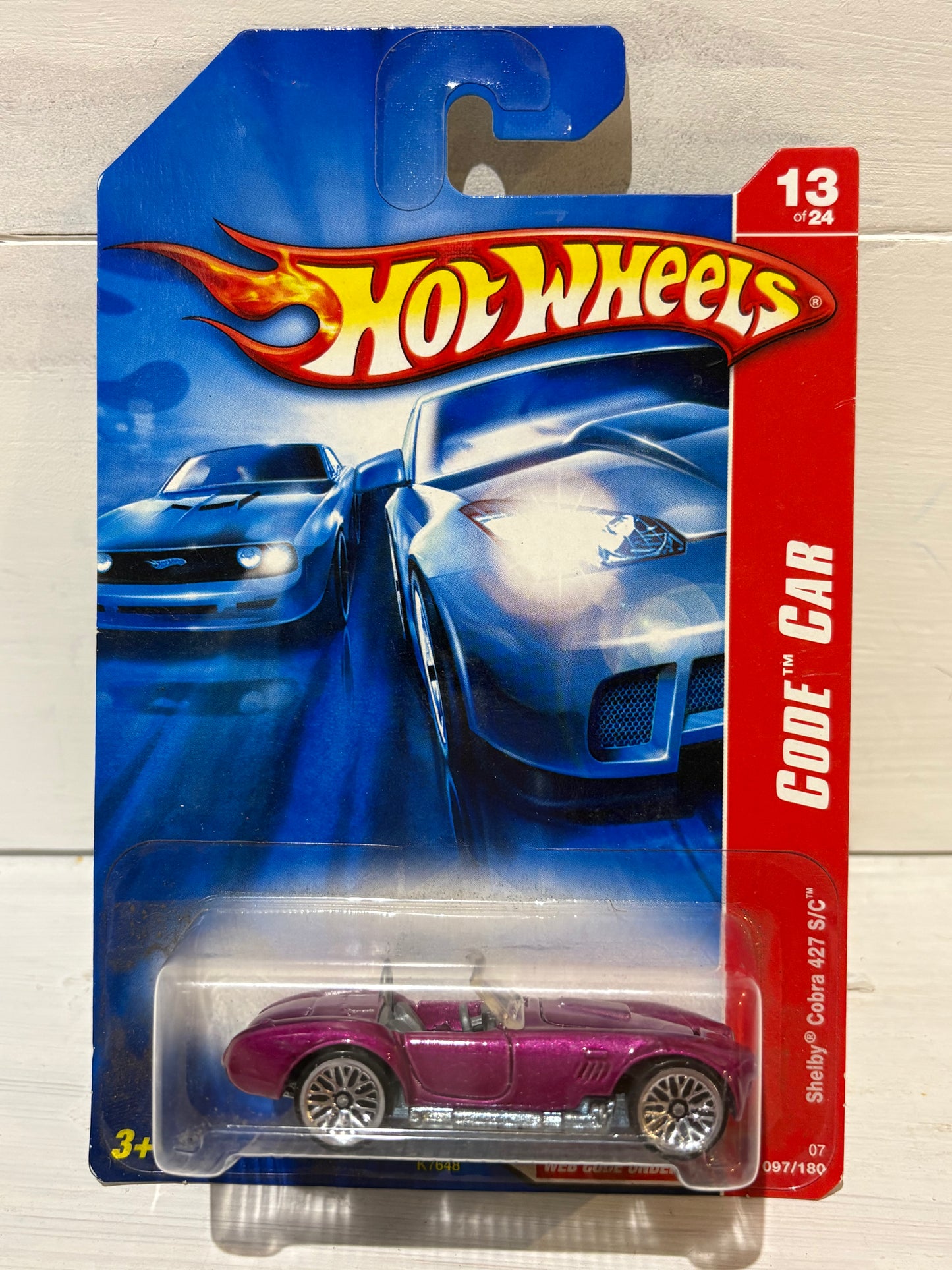 Hot Wheels - Shelby Cobra 427 S/C - Code Car - Purple