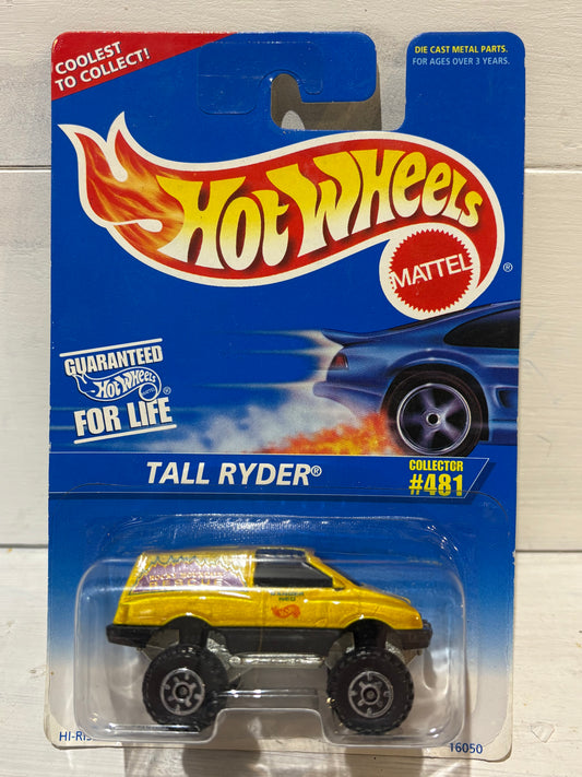 Hot Wheels - Tall Ryder - Collector #481 - Yellow
