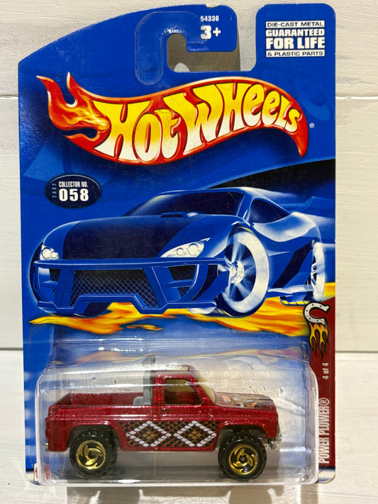 Hot Wheels - Power Plower - Wild Frontier - Metalflake Dark Red