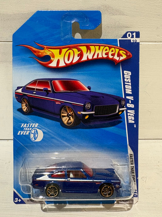 Hot Wheels - Custom V-8 Vega - Faster Than Ever ‘10 - Blue