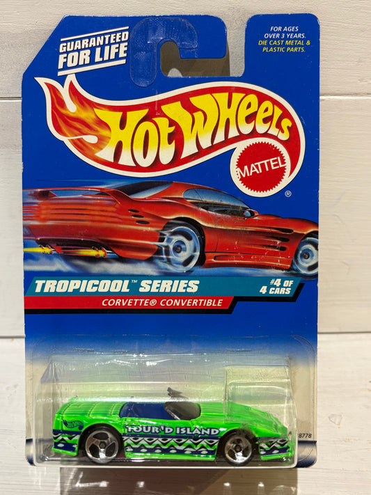 Hot Wheels - Corvette Convertible - Tropicool Series - Custom Corvette