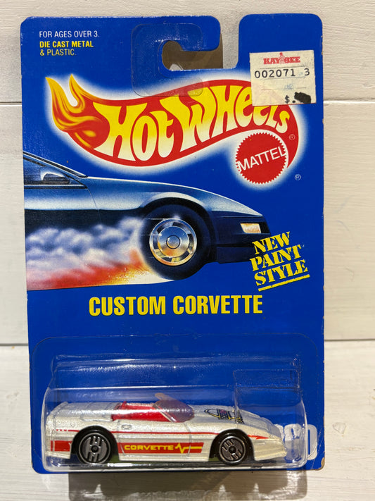 Hot Wheels - Custom Corvette - Collector # 200 - White Flake