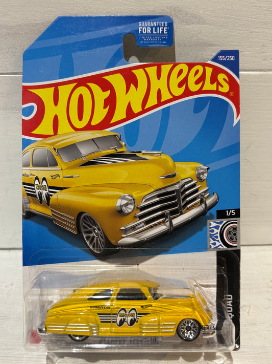 Hot Wheels - ‘47 Chevy Fleetline - Rod Squad - Yellow with Mooneyes