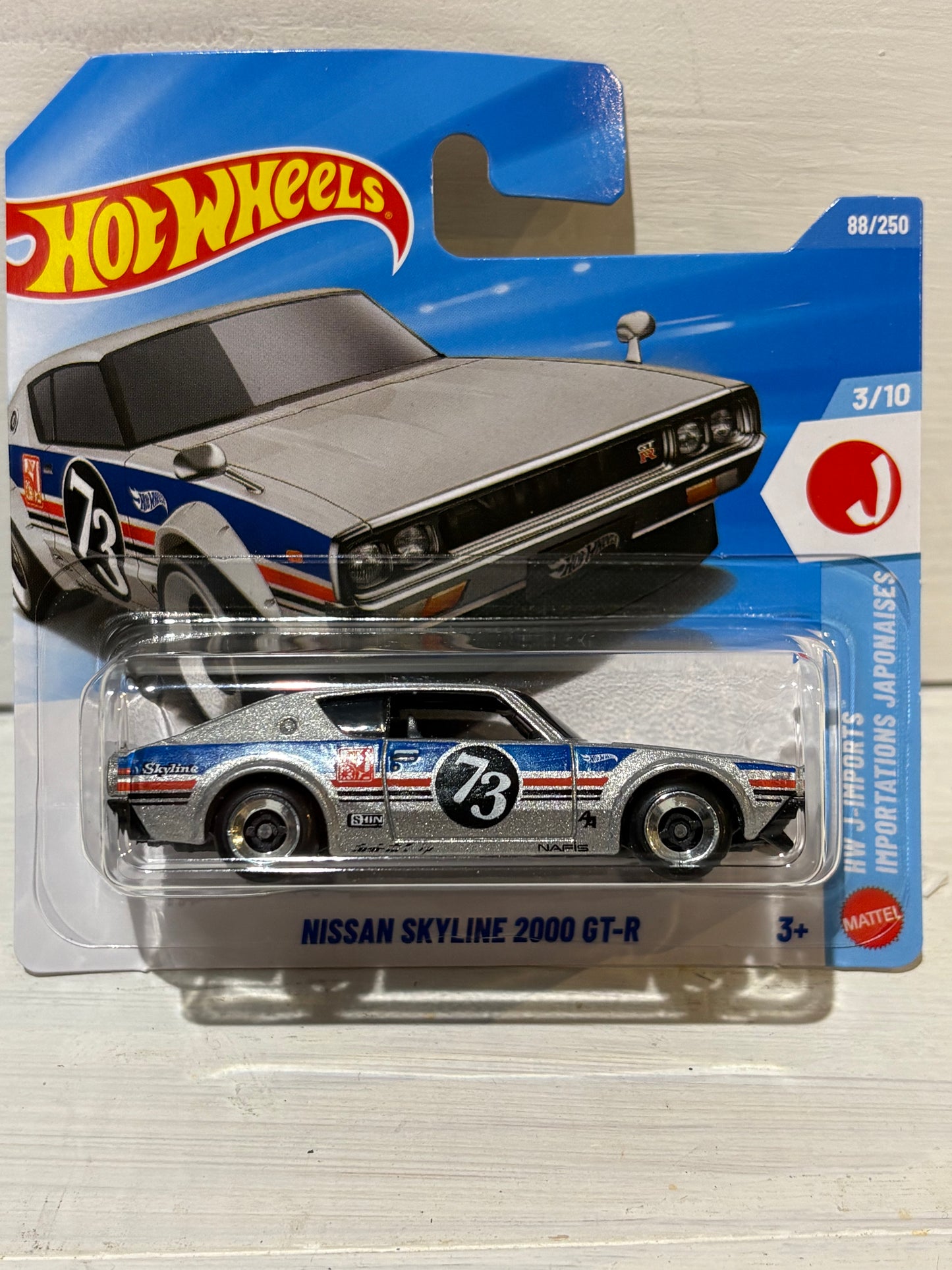 Hot Wheels - Nissan Skyline 2000 GT-R - HW J-Imports - Silver