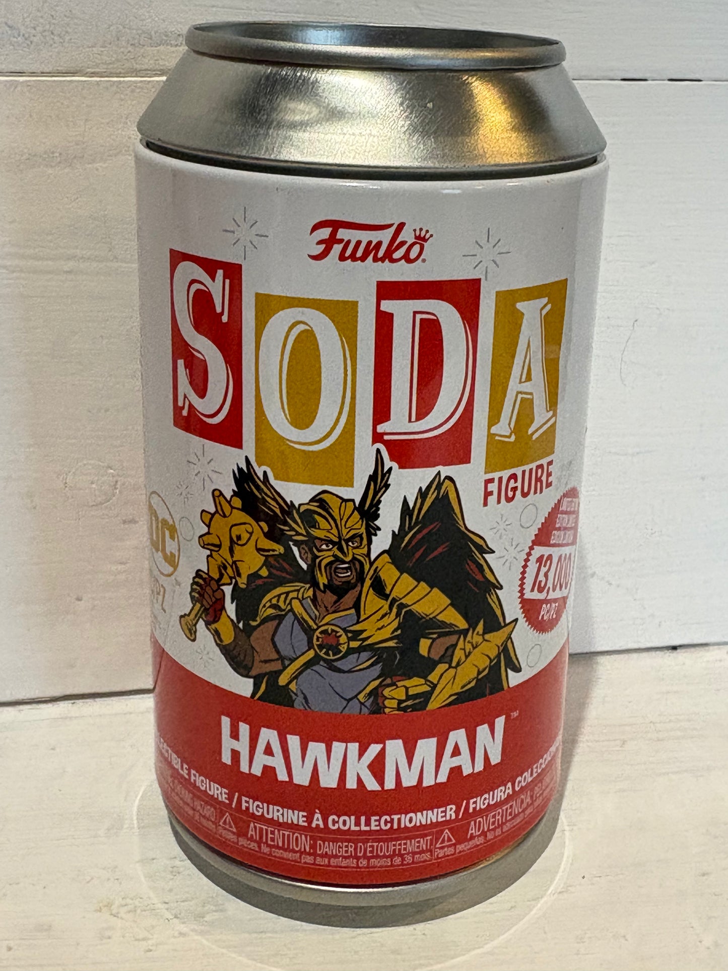 Funko Soda Can Figure - Hawkman.