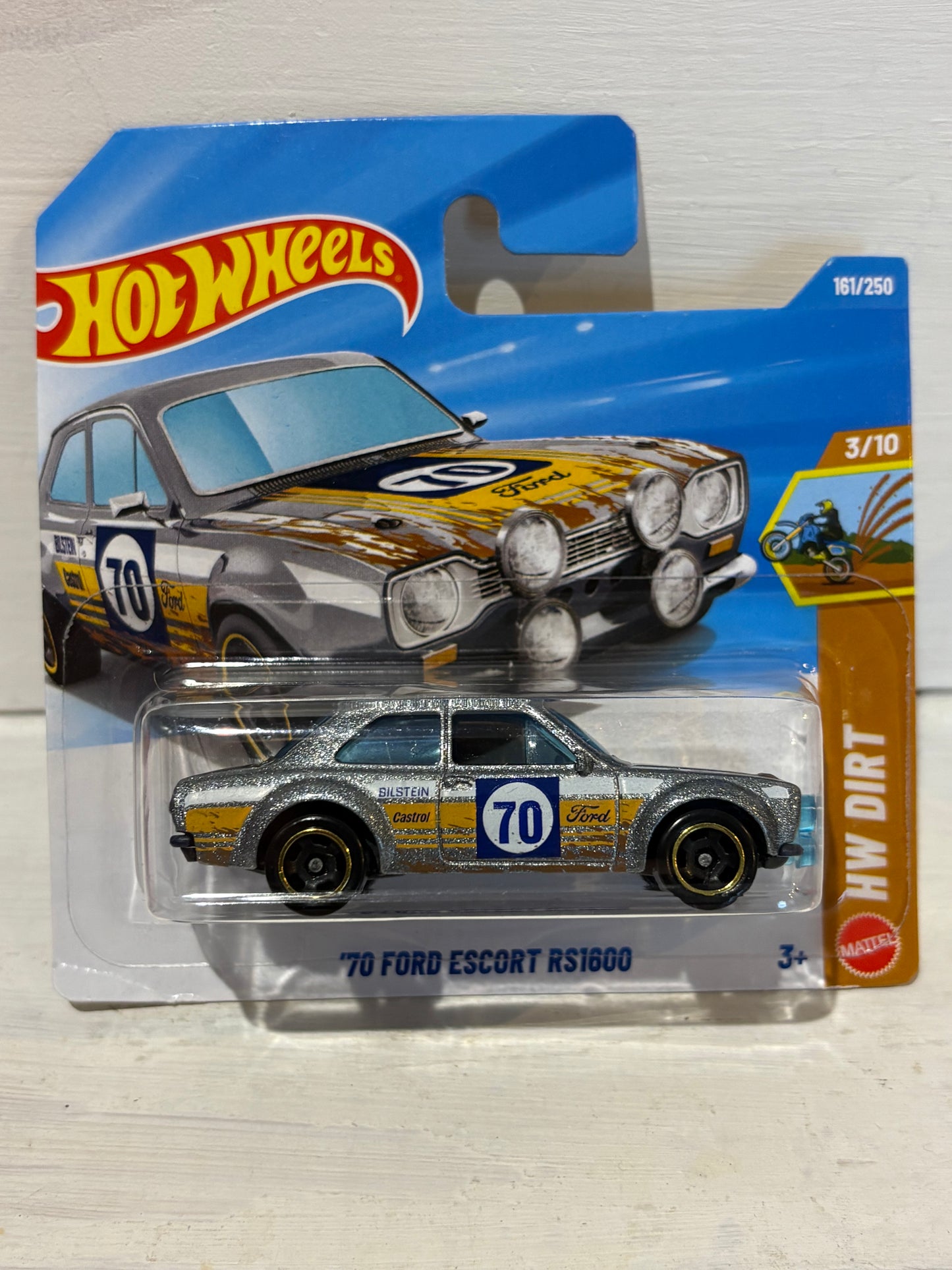 Hot Wheels - ‘70 Ford Escort RS1600 - HW Dirt - Silver