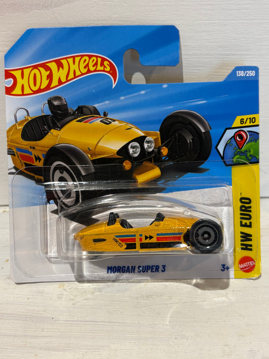Hot Wheels - Morgan Super 3 - HW Euro - Yellow