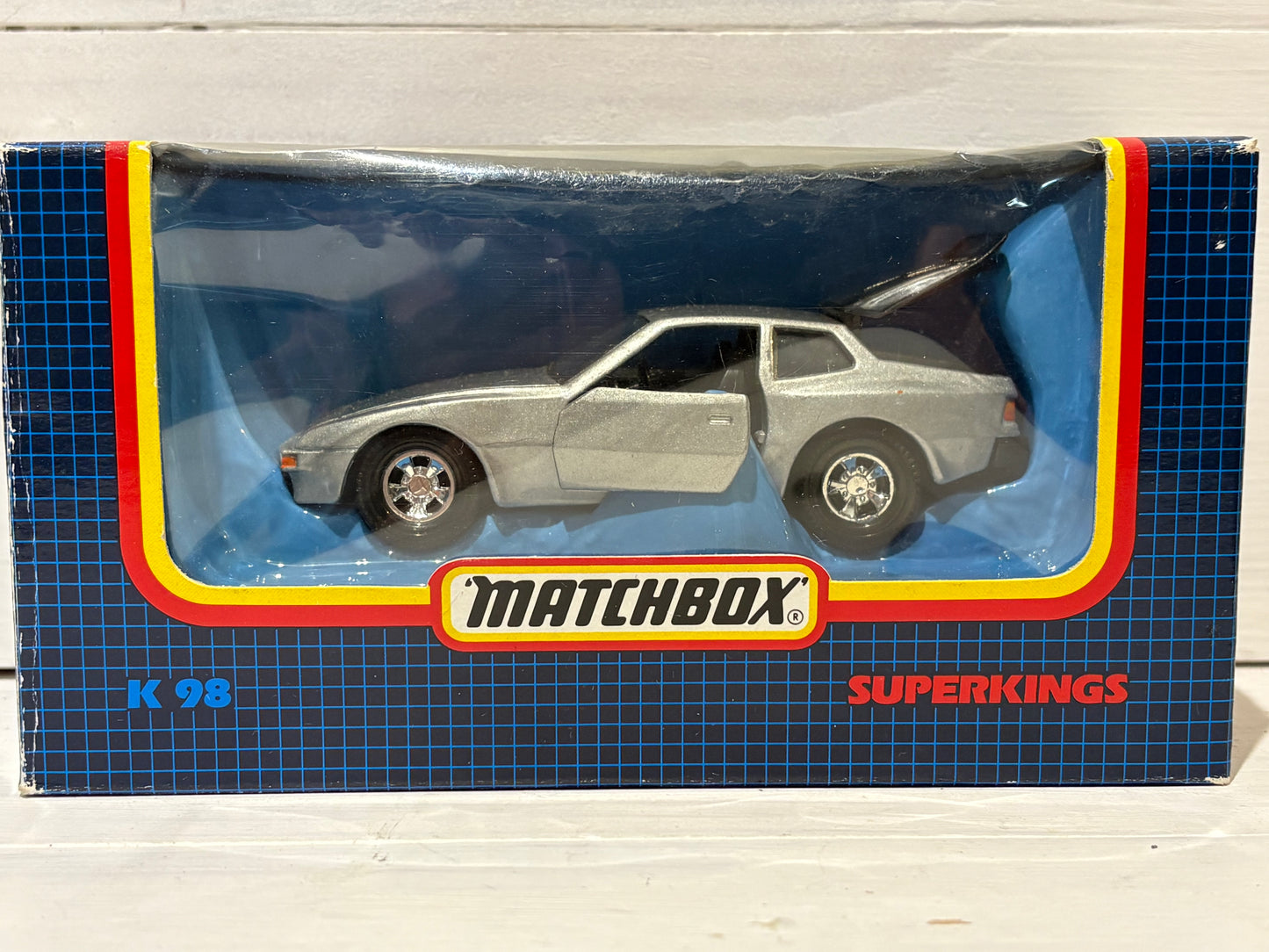 Matchbox Superkings - Porsche 944 - Silver - K98